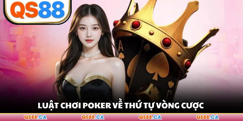 Luật chơi Poker về thứ tự vòng cược